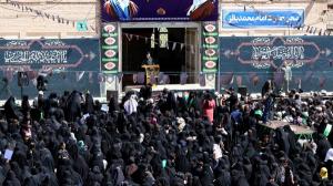 تصاویر سخنرانی در جمع عزاداران اربعین حسینی در بیرجند